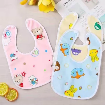 Adjustable Multi Color Baby Bib (2 Pc)